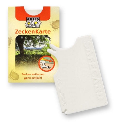 Карта для удаления клещей Aries Zecken Karte